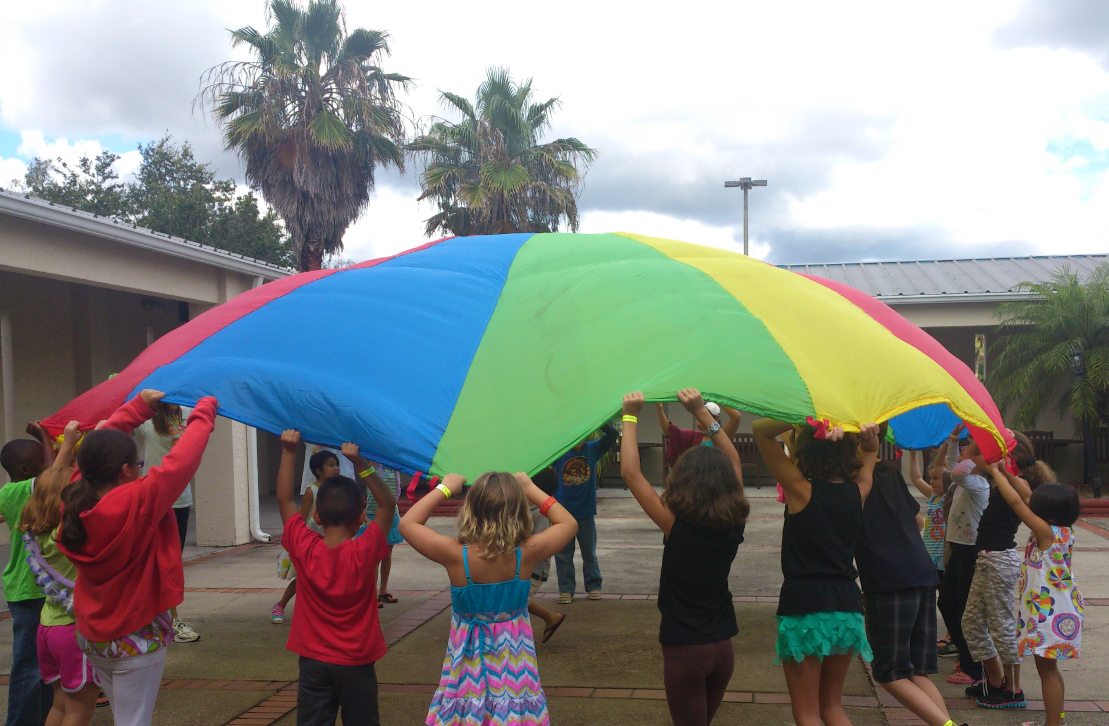 Children enjoying outdoor activities during a 5-Day Club summer program