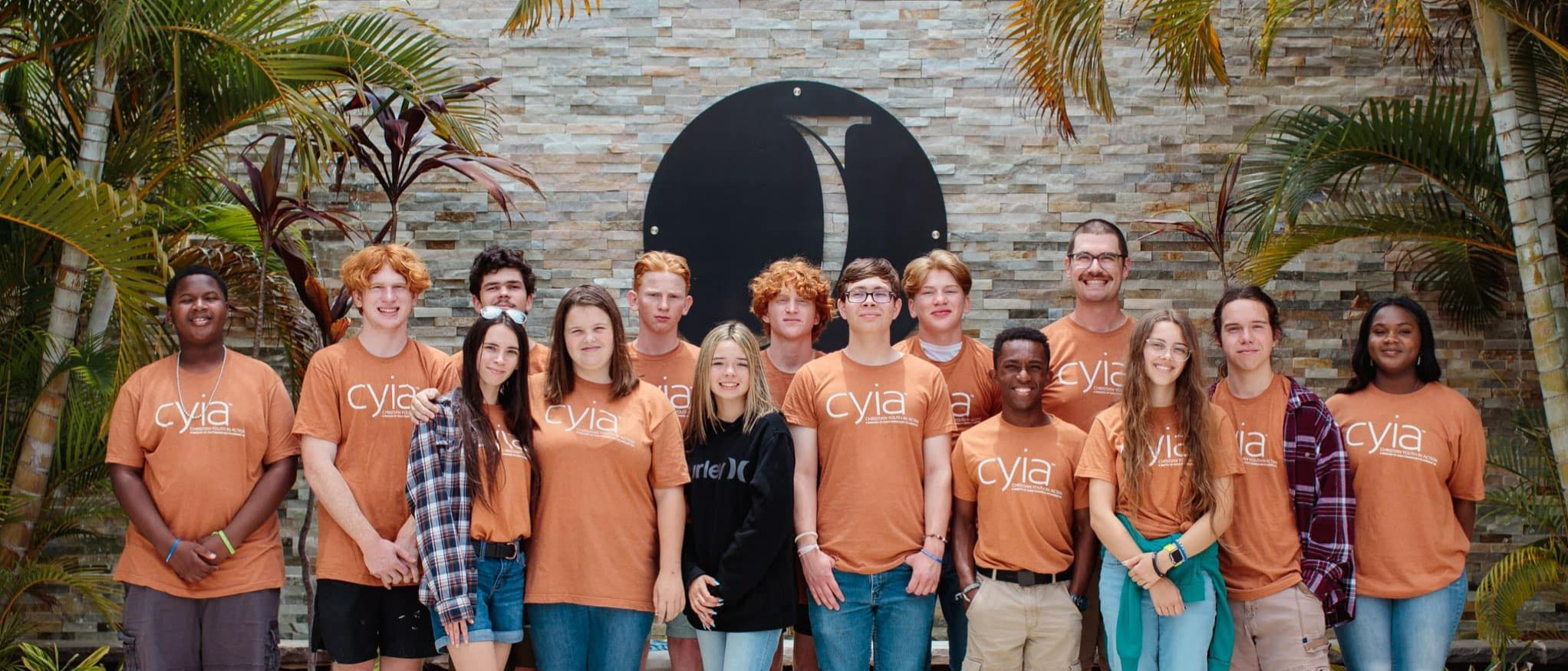 Teenagers training together during a Christian Youth in Action summer program